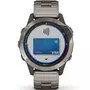 Смарт-часы Garmin quatix 6 Titanium, Saphhire, Gray w/Ti Band (010-02158-95) - 8