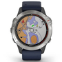 Смарт-часы Garmin quatix 6, Grey with Captain Blue Band (010-02158-91) - 1