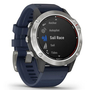 Смарт-часы Garmin quatix 6, Grey with Captain Blue Band (010-02158-91) - 2