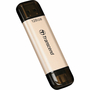 USB флеш накопитель Transcend 128GB JetFlash 930 Gold-Black USB 3.2/Type-C (TS128GJF930C) - 2