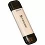 USB флеш накопитель Transcend 256GB JetFlash 930 Gold-Black USB 3.2/Type-C (TS256GJF930C) - 2