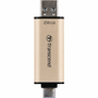 USB флеш накопитель Transcend 256GB JetFlash 930 Gold-Black USB 3.2/Type-C (TS256GJF930C) - 4