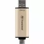 USB флеш накопитель Transcend 256GB JetFlash 930 Gold-Black USB 3.2/Type-C (TS256GJF930C) - 4