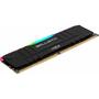 Модуль памяти для компьютера DDR4 16GB 3600 MHz Ballistix Black RGB Micron (BL16G36C16U4BL) - 1