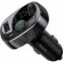 FM модулятор Baseus T-Typed Bluetooth MP3/Charger Black (CCTM-01) - 1