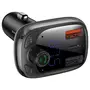 FM модулятор Baseus T typed S-13 Bluetooth MP3 car charger Black (CCTM-B01) - 2