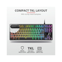 Клавиатура Trust GXT 833 Thado TKL USB Black (23724) - 7