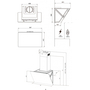 Вытяжка кухонная Interline FLOW WH A/60/GL/M - 10