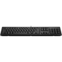 Клавиатура HP 125 USB Ukr Black (266C9AA) - 1