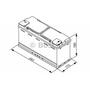 Аккумулятор автомобильный Bosch 105А (0 092 S5A 150) - 5