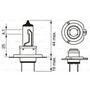 Автолампа Bosch галогенова 55W (1 987 302 071) - 4