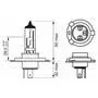 Автолампа Bosch галогенова 60/55W (1 987 302 042) - 4