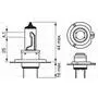 Автолампа Bosch галогенова 70W (1 987 302 471) - 4