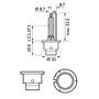 Автолампа Philips ксеноновая (85122 VI S1) - 2
