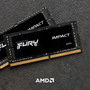 Модуль памяти для ноутбука SoDIMM DDR4 8GB 3200 MHz Fury Impact Kingston Fury (ex.HyperX) (KF432S20IB/8) - 3
