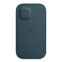 Чехол для моб. телефона Apple iPhone 12 / 12 Pro Leather Sleeve with MagSafe - Baltic Blue (MHYD3ZE/A) - 1