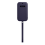 Чехол для моб. телефона Apple iPhone 12 | 12 Pro Leather Sleeve with MagSafe - Deep Violet (MK0A3ZE/A) - 2