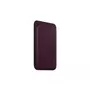 Чехол для моб. телефона Apple iPhone Leather Wallet with MagSafe - Dark Cherry, Model A268 (MM0T3ZE/A) - 2