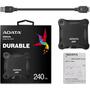 Накопитель SSD USB 3.2 240GB ADATA (ASD600Q-240GU31-CBK) - 4