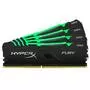 Модуль памяти для компьютера DDR4 64GB (4x16GB) 2666 MHz HyperX Fury RGB Kingston Fury (ex.HyperX) (HX426C16FB4AK4/64) - 1