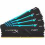 Модуль памяти для компьютера DDR4 32GB (4x8GB) 3600 MHz HyperX Fury RGB Kingston Fury (ex.HyperX) (HX436C17FB3AK4/32) - 3