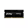 Модуль памяти для ноутбука SoDIMM DDR3L 4GB 1600 MHz Fury Impact Kingston Fury (ex.HyperX) (KF316LS9IB/4) - 1