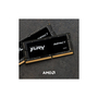 Модуль памяти для ноутбука SoDIMM DDR4 32GB (2x16GB) 2933 MHz Impact Black Kingston Fury (ex.HyperX) (KF429S17IBK2/32) - 6