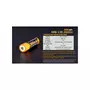 Аккумулятор Fenix 18650 Fenix ARB-L18-2600U (2600 mAh) (ARB-L182600U) - 10