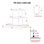 Вытяжка кухонная Perfelli TM 9642 I/BL 1000 LED - 3
