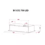 Вытяжка кухонная Perfelli BI 5252 BL 700 LED - 10