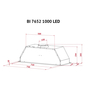 Вытяжка кухонная Perfelli BI 7652 I 1000 LED - 10