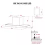Вытяжка кухонная Perfelli BIC 9654 I 1000 LED - 9