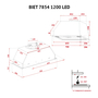 Вытяжка кухонная Perfelli BIET 7854 WH 1200 LED - 10