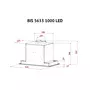 Вытяжка кухонная Perfelli BIS 5633 I 1000 LED - 9