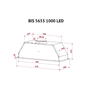 Вытяжка кухонная Perfelli BIS 5653 I 1000 LED - 10