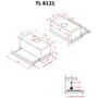 Вытяжка кухонная Perfelli TL 6121 BL - 6