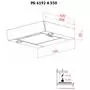 Вытяжка кухонная Perfelli PG 6192 A 550 BL LED GLASS - 6