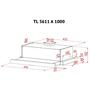 Вытяжка кухонная Perfelli TL 5611 A 1000 I - 7