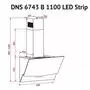 Вытяжка кухонная Perfelli DNS 6743 B 1100 WH LED Strip - 7