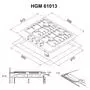 Варочная поверхность Perfelli HGM 61013 I - 6