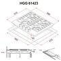 Варочная поверхность Perfelli HGG 61423 BL - 6