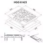 Варочная поверхность Perfelli HGG 61423 BL - 6