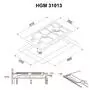 Варочная поверхность Perfelli HGM 31013 I - 5
