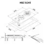 Варочная поверхность Perfelli HGG 31243 BL - 9