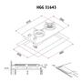 Варочная поверхность Perfelli HGG 31643 WH - 7