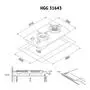 Варочная поверхность Perfelli HGG 31643 WH - 7