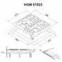 Варочная поверхность Perfelli HGM 61023 I - 5