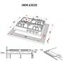 Варочная поверхность Perfelli HKM 63020 BL - 6