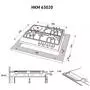 Варочная поверхность Perfelli HKM 63020 BL - 6