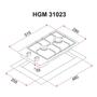 Варочная поверхность Perfelli HGM 31023 I - 5